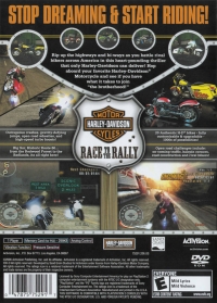 Harley Davidson: Race to the Rally Box Art