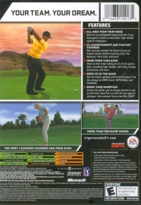 Tiger Woods PGA Tour 07 Box Art