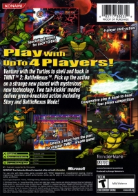 PS2 CD GAMES (Teenage Mutant Ninja Turtles 2: Battle Nexus)