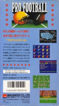 Pro Football Box Art
