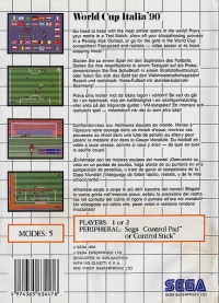 World Cup Italia '90 (6 languages) Box Art