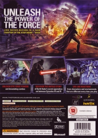 Star Wars: The Force Unleashed [UK] Box Art