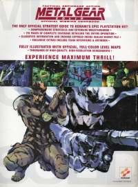 Metal Gear Solid Official Mission Handbook Box Art