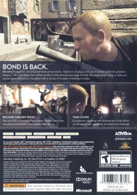 James Bond 007: Quantum of Solace Box Art