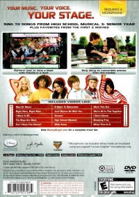 Disney Sing It: High School Musical 3: Senior Year Box Art