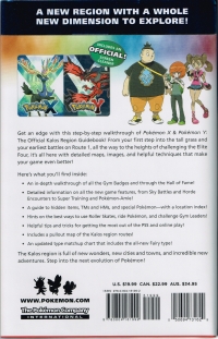 Pokémon X & Pokémon Y: The Official Kalos Region Guidebook (Hardcover) Box Art