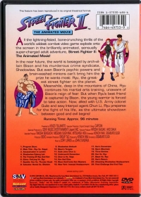 Street Fighter II: The Animated Movie (DVD / Sony) Box Art