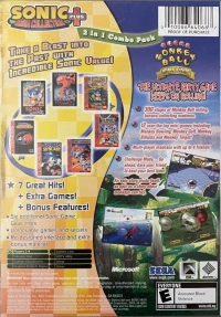 Sonic Mega Collection Plus & Super Monkey Ball Deluxe - Platinum Family Hits Box Art