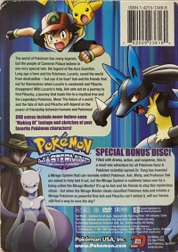 Pokémon: Lucario and the Mystery of Mew (DVD) Box Art