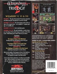 Wizardry Trilogy 2: Wizardry V, VI, and VII (assembled in the USA) Box Art