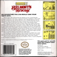 Castlevania II: Belmont's Revenge Box Art
