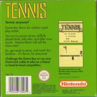 Tennis Box Art