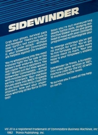 Sidewinder Box Art