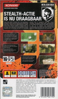 Metal Gear Solid: Portable Ops [NL] Box Art