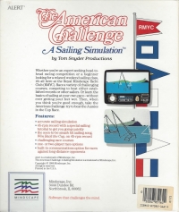 American Challenge, The: A Sailing Simulation Box Art