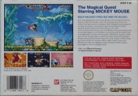 Magical Quest, The: Starring Mickey Mouse Box Art