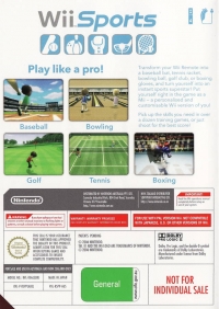 Wii Sports (RVL-RSPP-AUS) Box Art