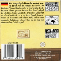 Pokémon Zany Cards [DE] Box Art