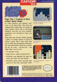 Mega Man 3 (Mega Man Refund) Box Art