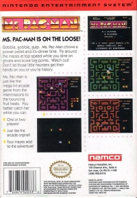 Ms. Pac-Man (Namco) Box Art