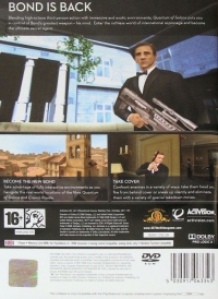 James Bond 007: Quantum of Solace Box Art