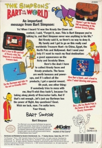Simpsons, The: Bart vs. The World Box Art