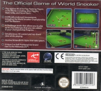 World Snooker Championship Season 2007-08 Box Art