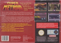 Super Metroid (Includes Giant Players' Guide) Box Art