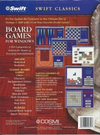 Swift Classics Board Games Box Art