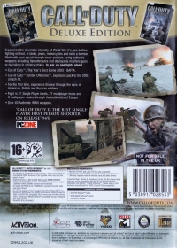 Call of Duty - Deluxe Edition (Not to be sold in UK) Box Art