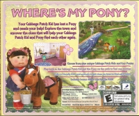 Cabbage Patch Kids: Where's My Pony? Box Art