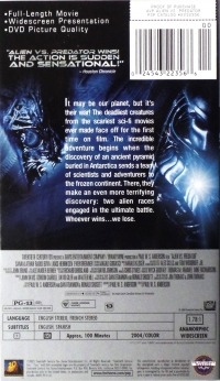 AVP: Alien vs. Predator Box Art