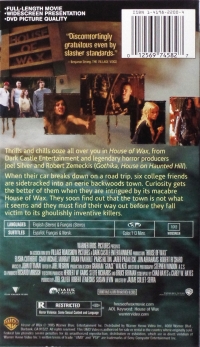 House of Wax Box Art