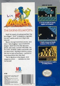 Digger T. Rock: The Legend of The Lost City Box Art