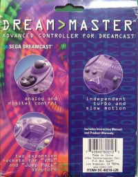 Nyko Dream Master (purple / box) Box Art