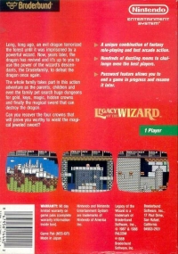 Legacy of the Wizard Box Art