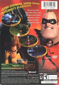 Disney/Pixar The Incredibles Box Art