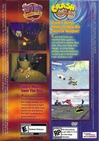 Crash Twinsanity / Spyro: A Hero's Tail Demo Disc Box Art