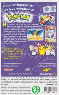 Pokémon: The First Movie (VHS) [NL] Box Art