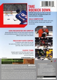 ESPN NHL Hockey Box Art