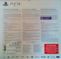 Sony PlayStation 3 CECH-4004C - Gran Turismo 5: Academy Edition / Uncharted 3: Drake's Deception Box Art