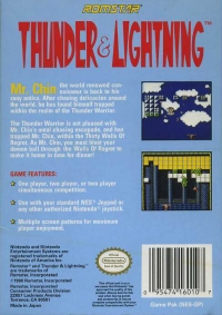 Thunder & Lightning Box Art