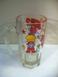 Super Mario Bros. 2 Glass Mug Box Art