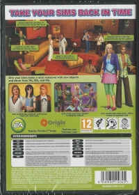 Sims 3, The: 70s, 80s, & 90s Stuff Pack Box Art