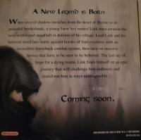 Legend of Zelda, The: Twilight Princess Preview Trailer Box Art