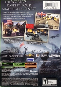 Call of Duty: Finest Hour - Platinum Hits Box Art