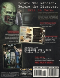 Resident Evil 0 Official Strategy Guide Box Art