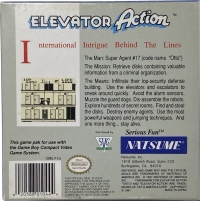 Elevator Action (Natsume) Box Art