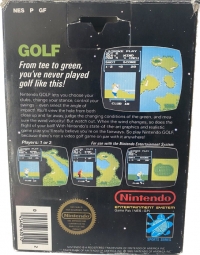 Golf (3 screw cartridge) Box Art