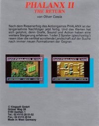 Phalanx II: The Return Box Art